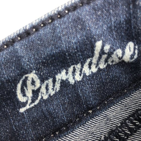 VINTAGE BOOTLEGGER PARADISE SKINNY JEANS 27x33 🇺🇸 - Picture 4 of 12